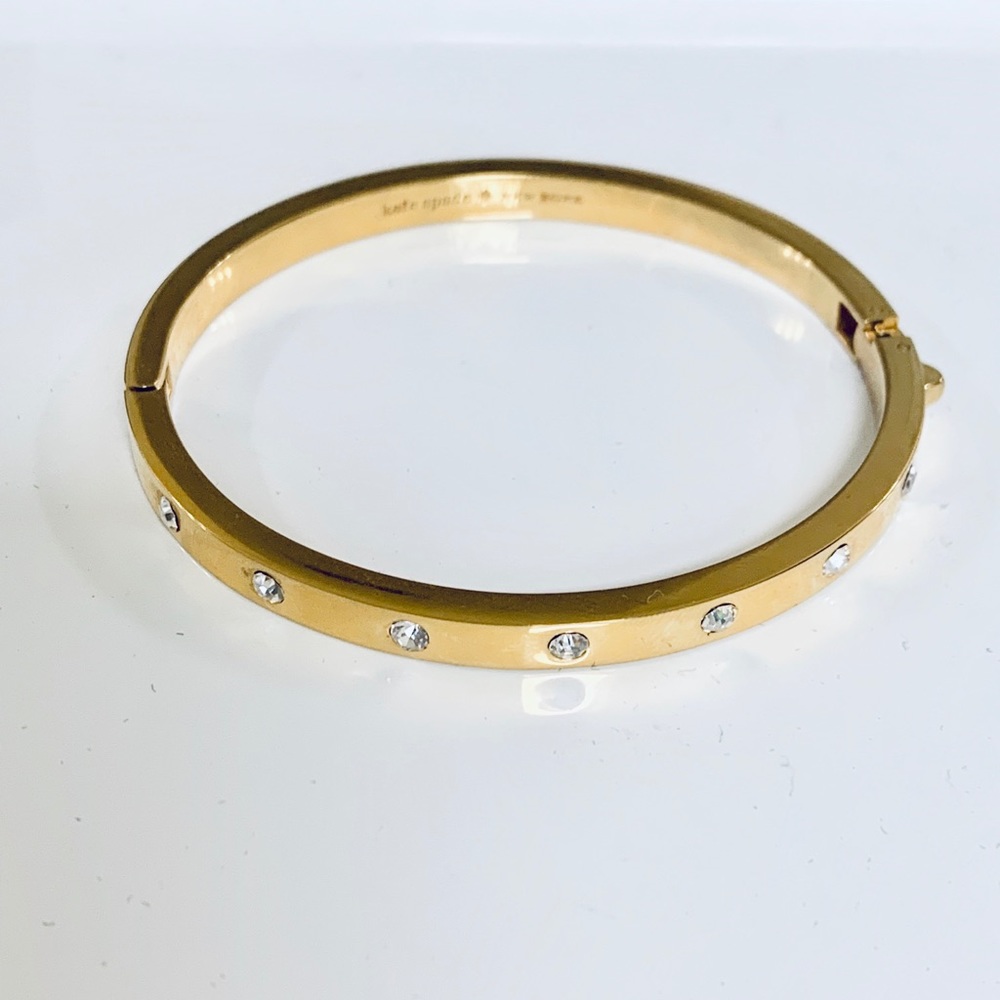 Kate Spade Crystal hinge bangle
